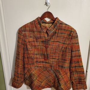 Coldwater Creek Plaid Jacket